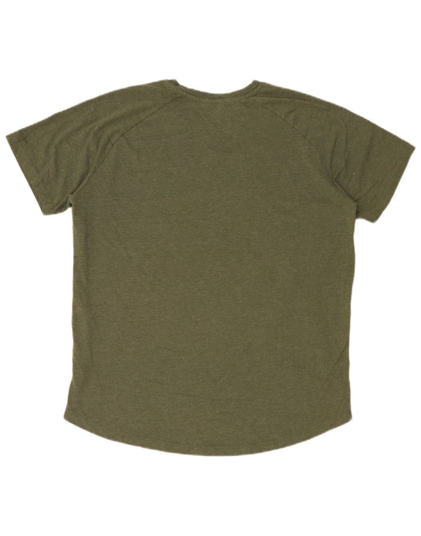 Jack & Jones Hombre Camiseta Top XL Algodón Verde