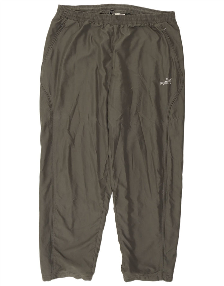 Puma Pantalones de Chándal para Hombre Joggers 2XL Caqui Poliéster