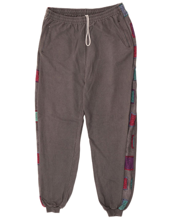 Trigema Pantalones de Chándal para Hombre Joggers 3XL Gris Geométrico Algodón
