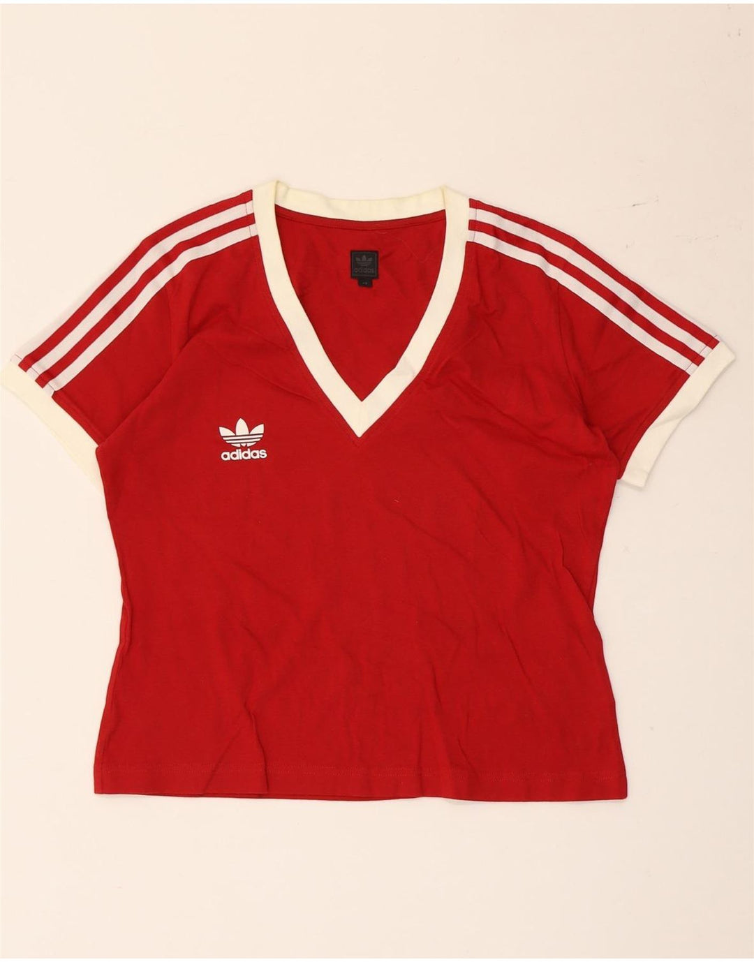 Camiseta Mujer Adidas Top IT 42 Medium Rojo Algodón