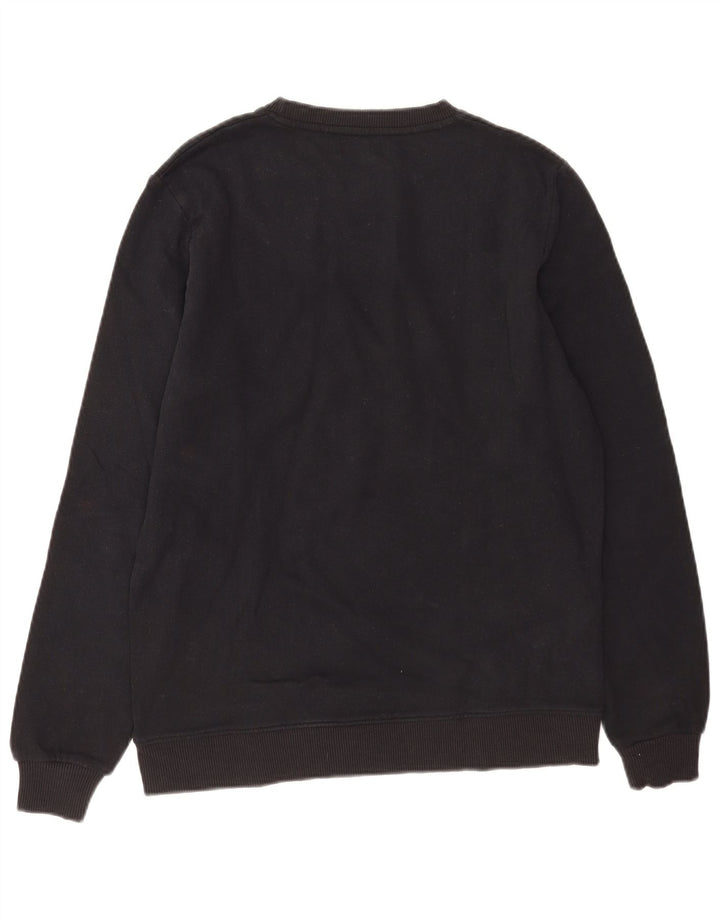 Refrigiwear Sudadera con gráfico para Hombre Jersey Grande de algodón Negro