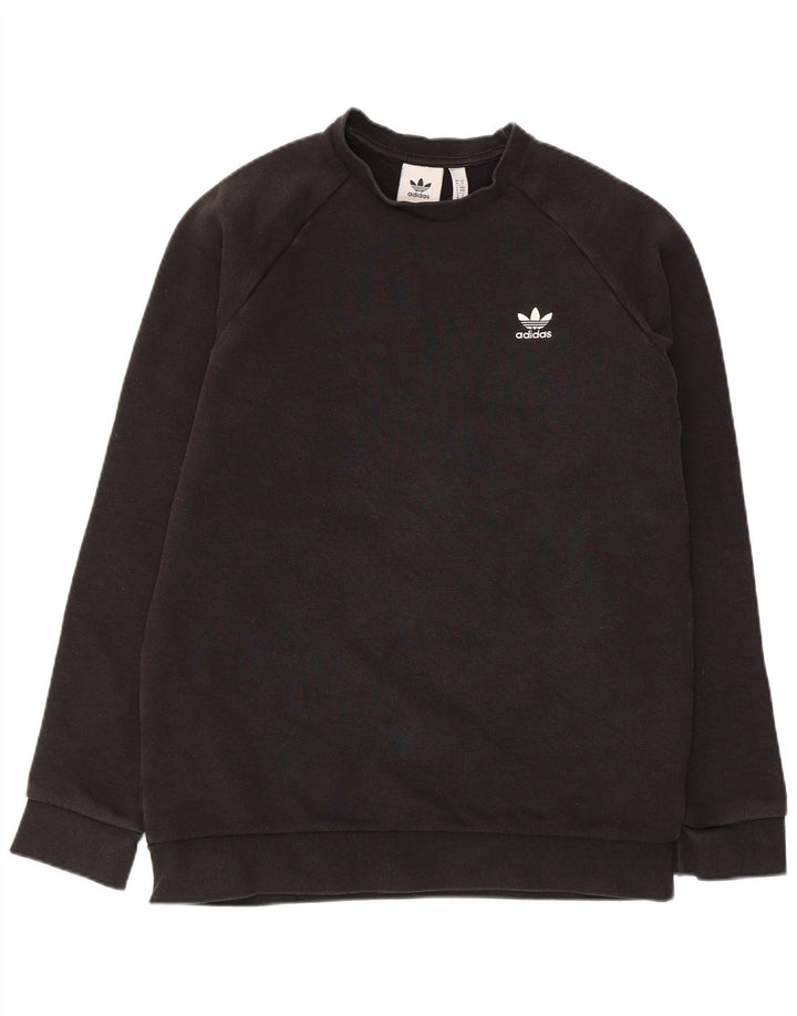 Adidas Hombre Sudadera Jumper Medium Negro Algodón