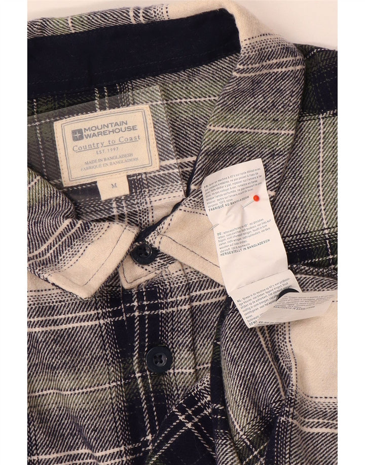 Camisa de franela para hombre de Mountain Warehouse Algodón a cuadros multicolor mediano