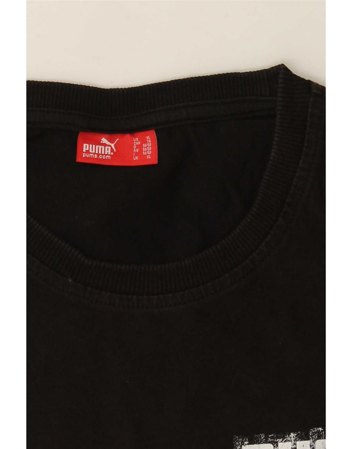 Puma Hombre Gráfico Chaleco Top XL Negro