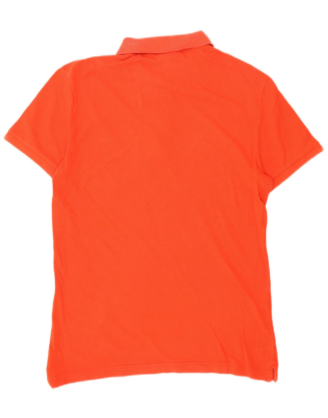 LACOSTE Polo ajustado para hombre talla 4 algodón naranja mediano