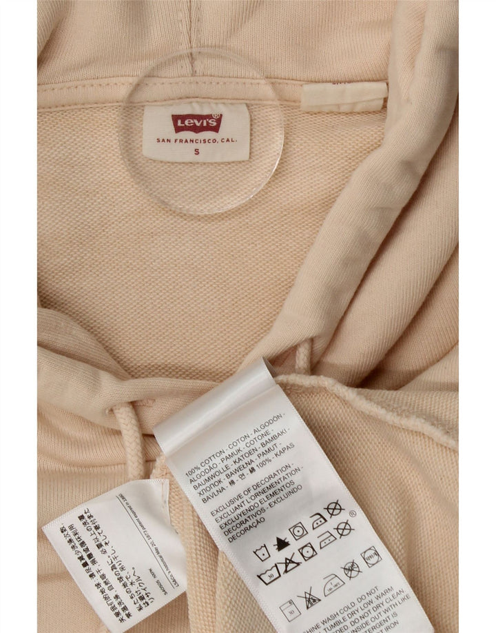 Levi's Hombre Sudadera Con Capucha Jumper Small Beige Algodón