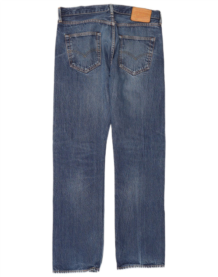 Levi's Hombre 501 Vaqueros Rectos W32 L32 Algodón Azul