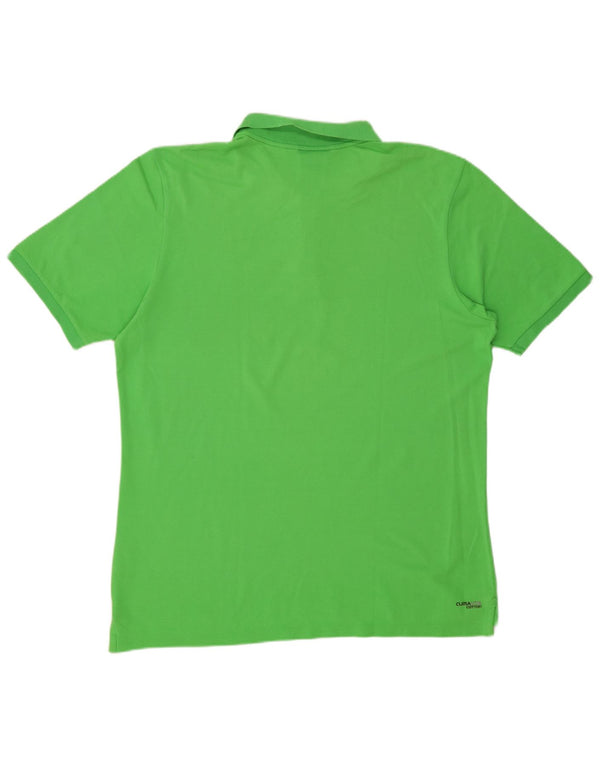 ADIDAS Polo Clima 365 para hombre, talla grande, verde