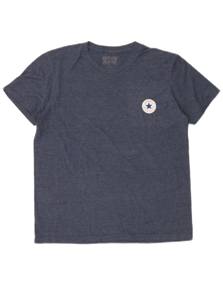 Converse Hombre Chuck Taylor Camiseta Top Algodón Azul Medio