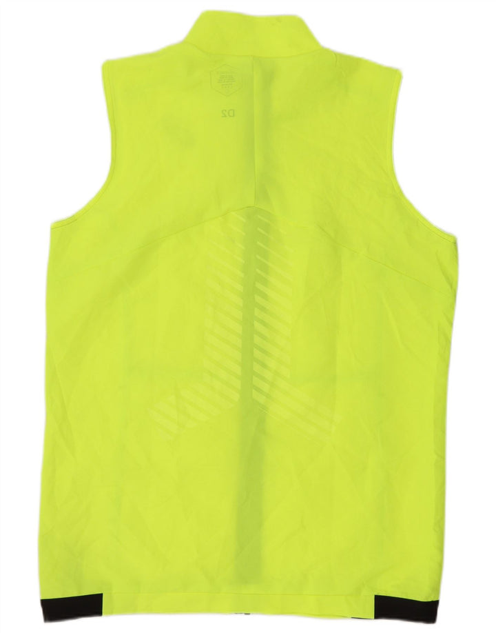 Asics Hombre Sin Mangas Chándal Top Chaqueta Grande Verde Colorblock