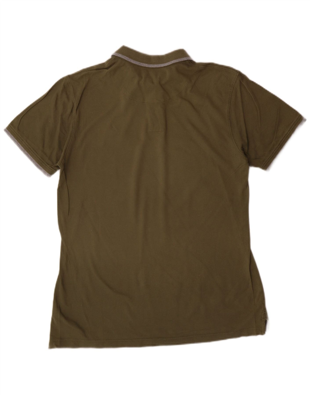 Harmont & Blaine Polo de corte regular para hombre de algodón verde grande