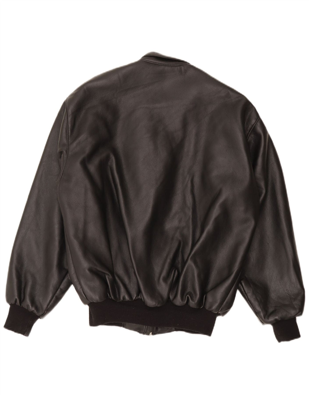 Pervin Chaqueta de cuero para hombre UK 42 XL Negro