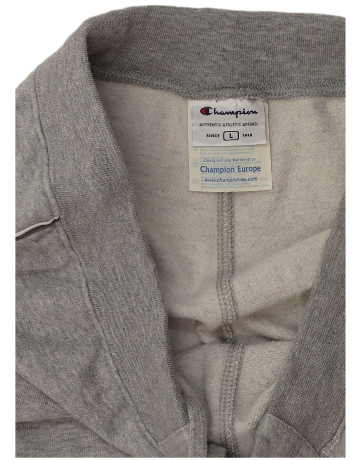 CHAMPION Pantalones de chándal para mujer UK 14 Large Grey Cotton