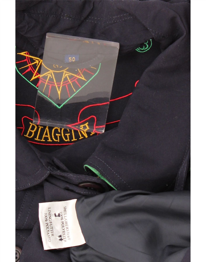 BIAGGINI Chaqueta bomber extragrande para mujer IT 50 XL Poliéster azul marino