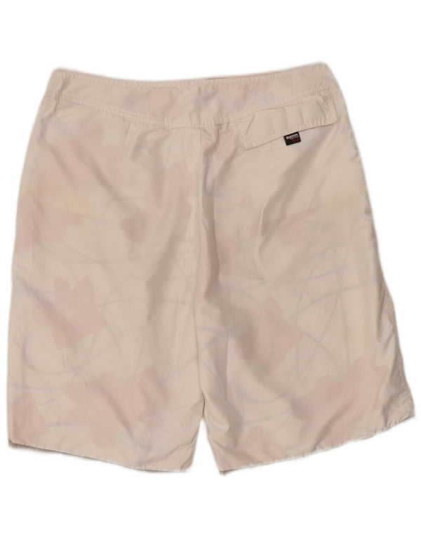 Bañador reversible para hombre Bear, poliéster blanco mediano