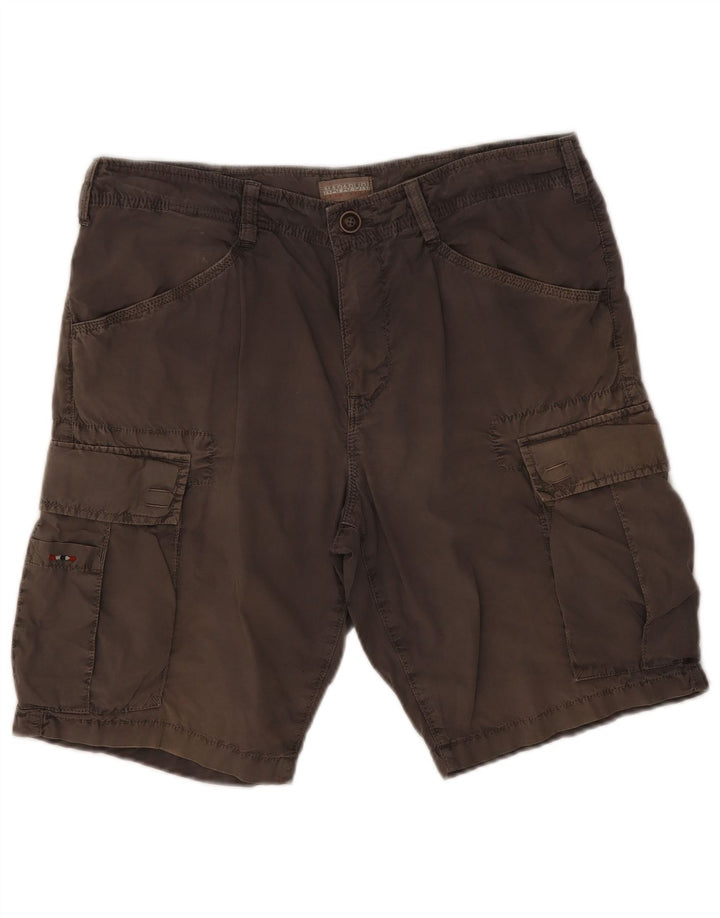 Napapijri Shorts Cargo Hombre W32 Gris Medio