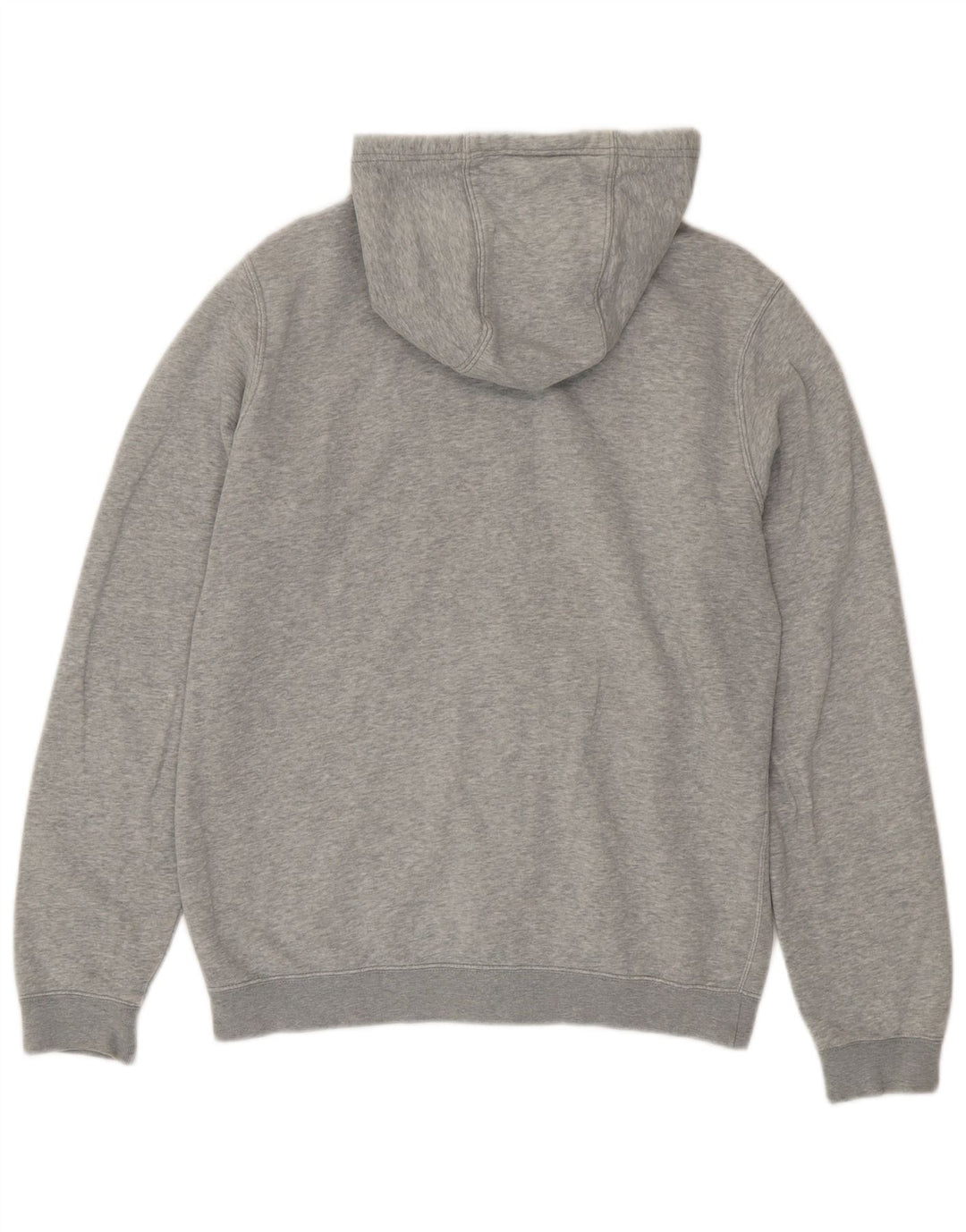 NIKE Sudadera con capucha y cremallera para hombre de algodón moteado gris medio
