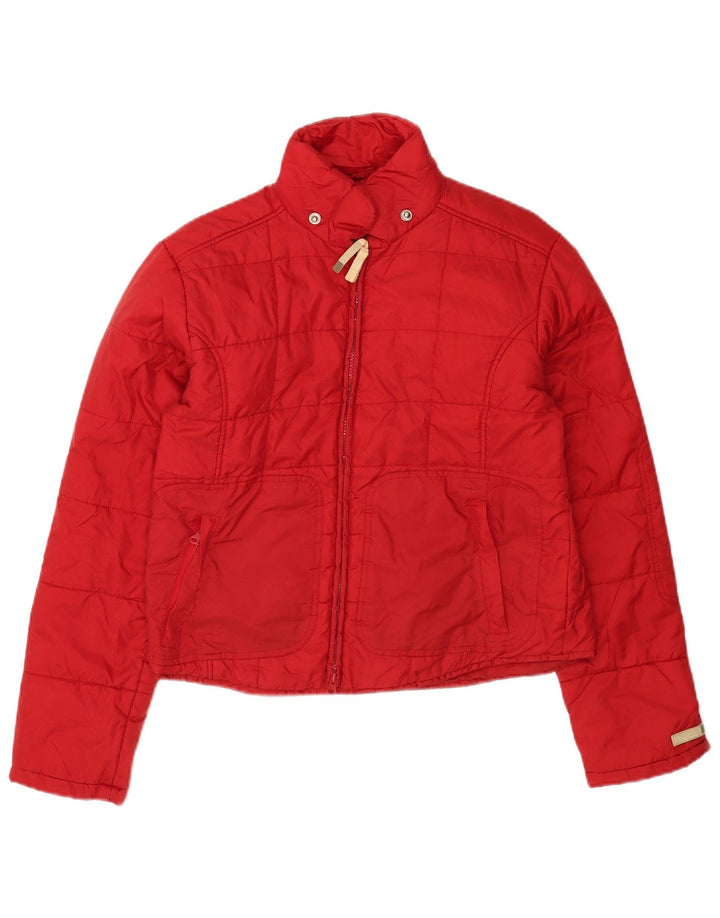 Zara Mujer Trafaluc Chaqueta Acolchada Reino Unido 46 Grande Rojo