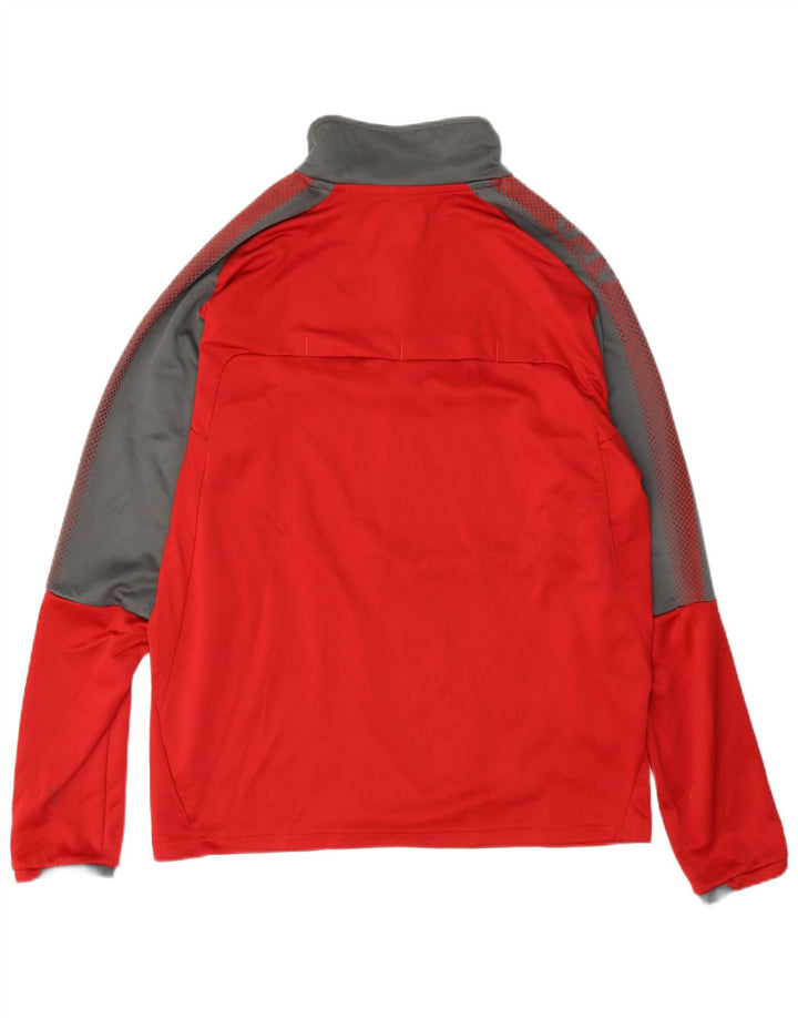 Puma Arsenal Graphic Pullover Chándal Top Grande Rojo Colorblock