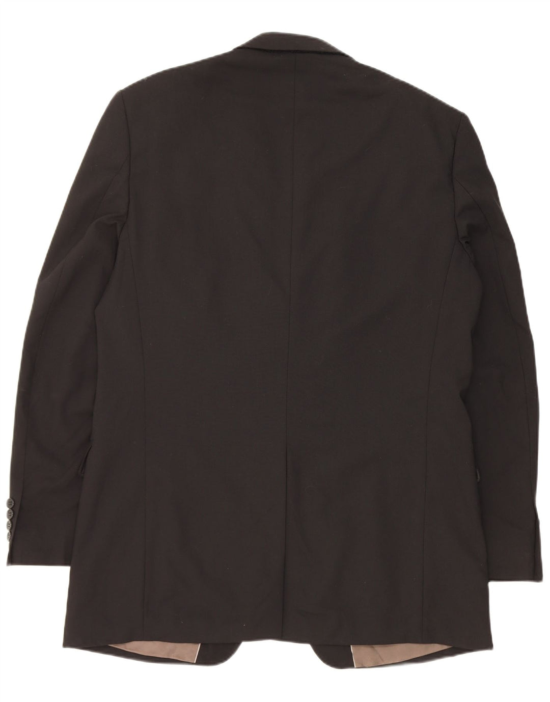 Marks & Spencer Chaqueta tipo blazer de 3 botones para hombre UK 42 Grande Poliéster negro