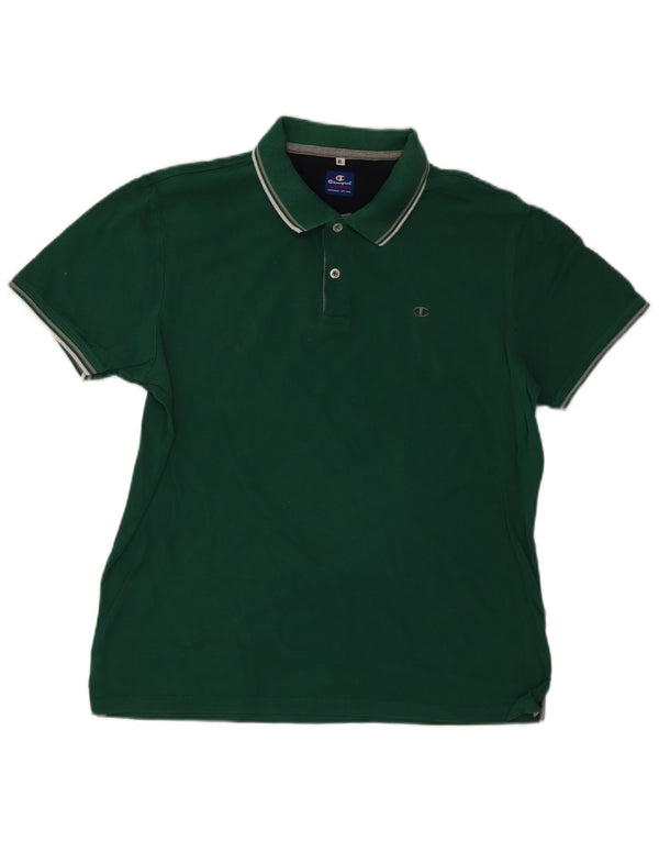 CHAMPION Polo Hombre XL Algodón Verde