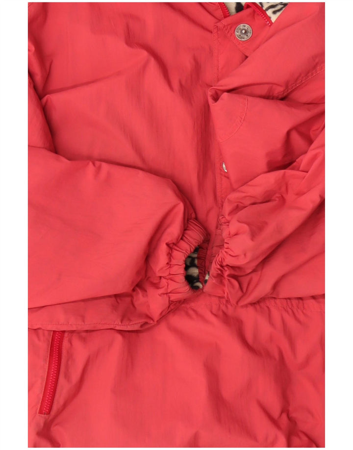 Schoffel Chaqueta reversible con capucha para hombre UK 46 3XL Rojo Floral Retro