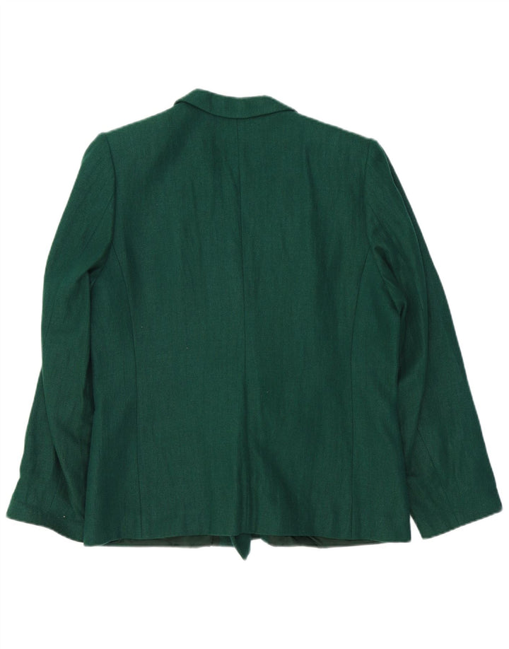 Igi & Igi Chaqueta Blazer De Doble Botonadura Para Mujer IT 42 Verde Medio