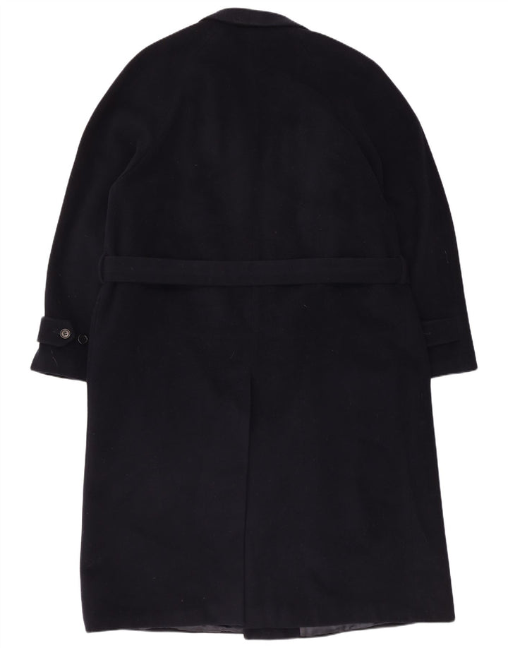 Ferre Abrigo cruzado para hombre UK 40 Large Lana nueva azul marino
