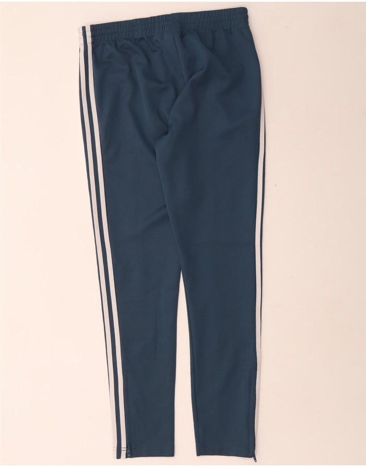 Adidas Pantalones de chándal para mujer UK 10 Small Azul Poliéster