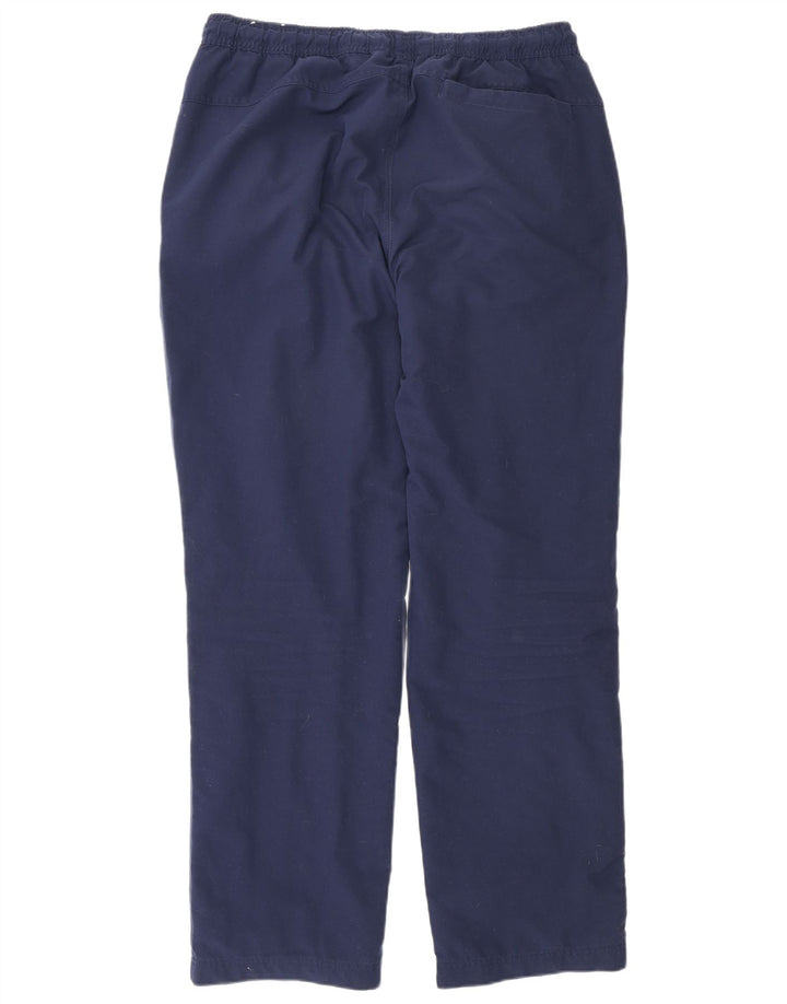 Puma - Pantalón de chándal para hombre, talla grande, nailon azul marino