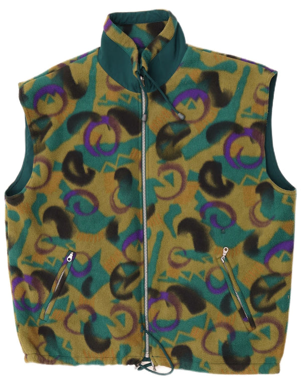 Triumph Chaleco de forro polar reversible para hombre UK 44 2XL Paisley multicolor