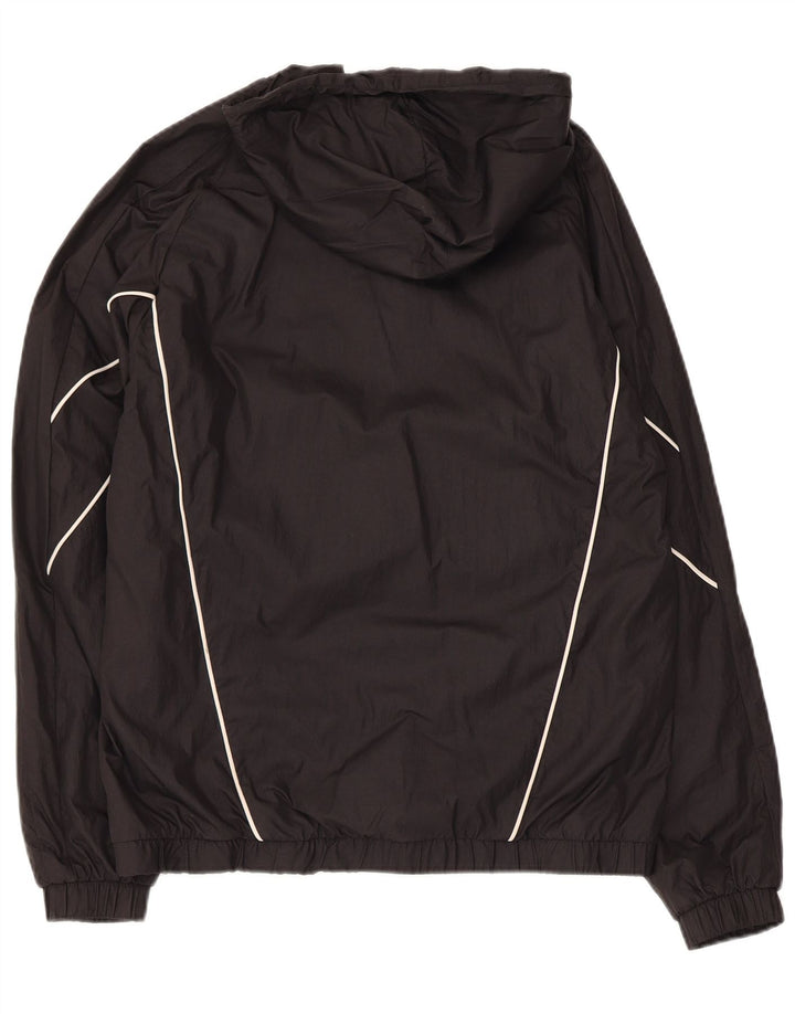 Puma Chaqueta impermeable con capucha para hombre UK 34 XS Poliéster negro