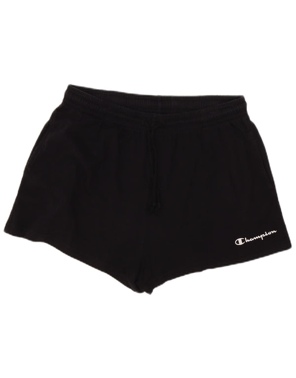 Champion Pantalones cortos deportivos para mujer UK 18 XL Algodón negro