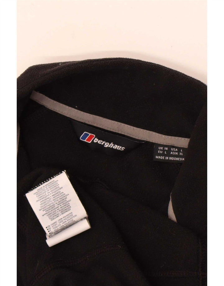Berghaus Chaqueta polar para mujer UK 44 Grande Poliéster negro