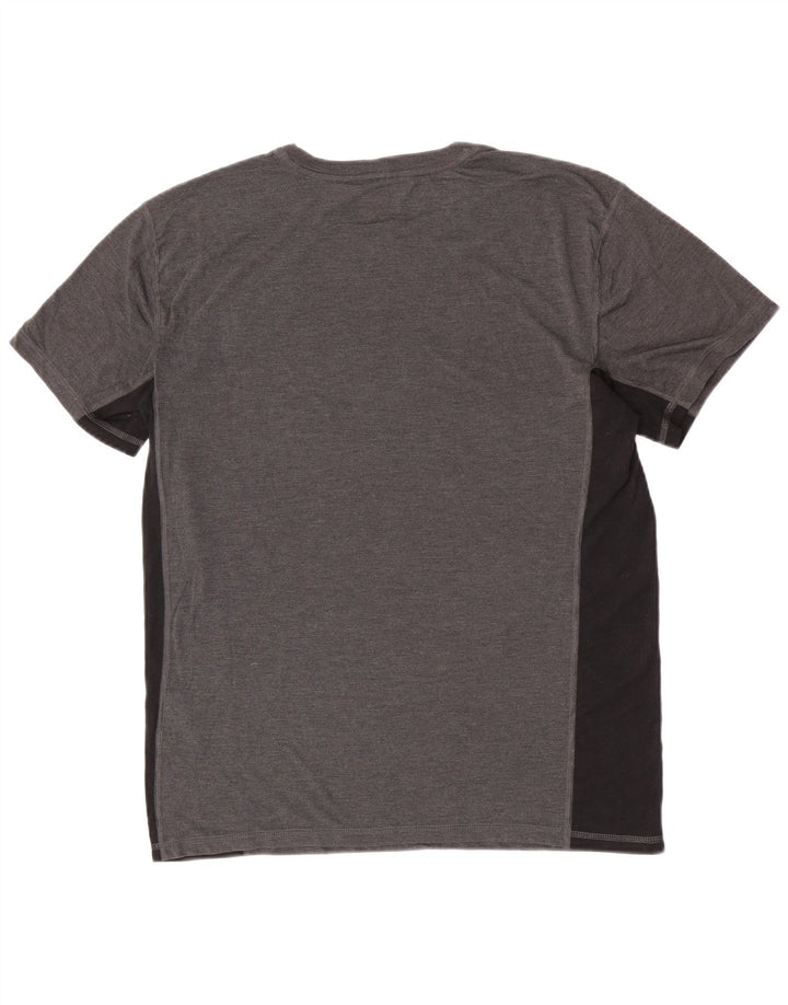 Carhartt Hombre Camiseta Relaxed Fit Top Poliéster Color Block Gris Medio