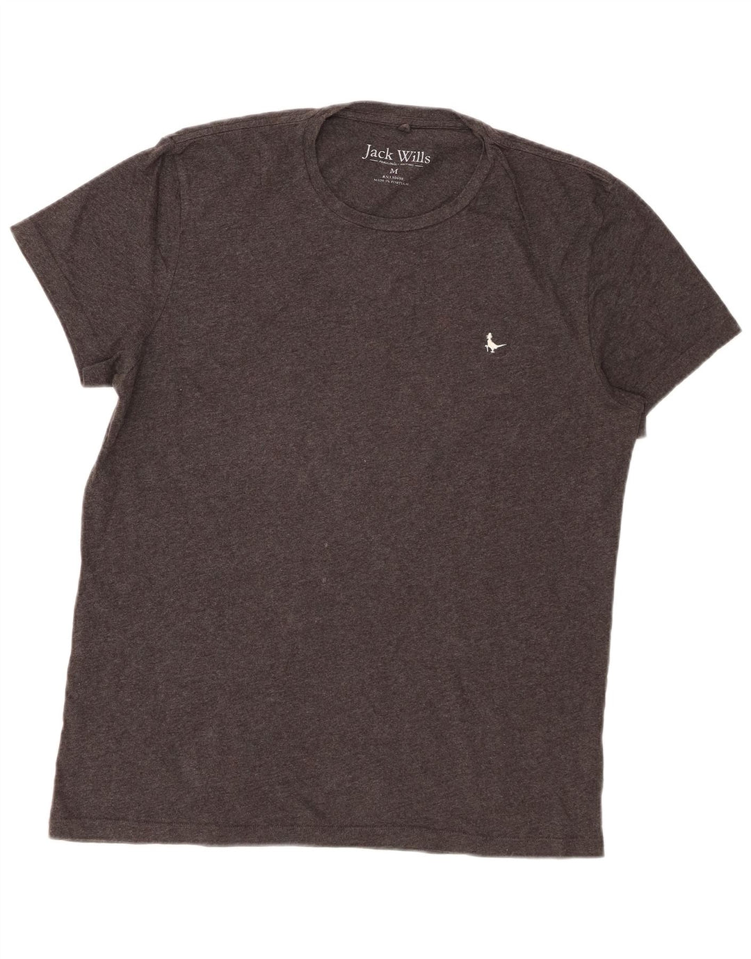 Camiseta Jack Wills Hombre Top Algodón Gris Medio
