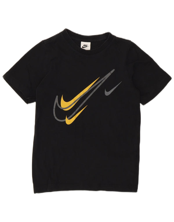 Nike Camiseta gráfica para niños 8-9 años Pequeña Algodón Negro