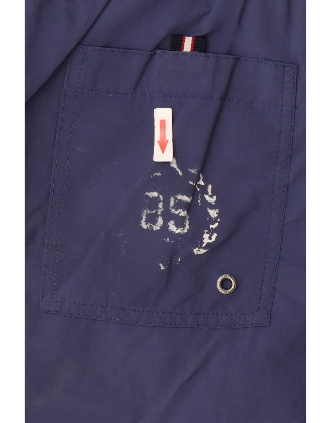 Shorts De Natación Tommy Hilfiger Hombre Graphic Cargo Azul Marino Medio