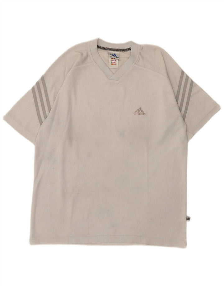 Adidas Camiseta Hombre Top UK 38/40 Gris Medio Poliéster