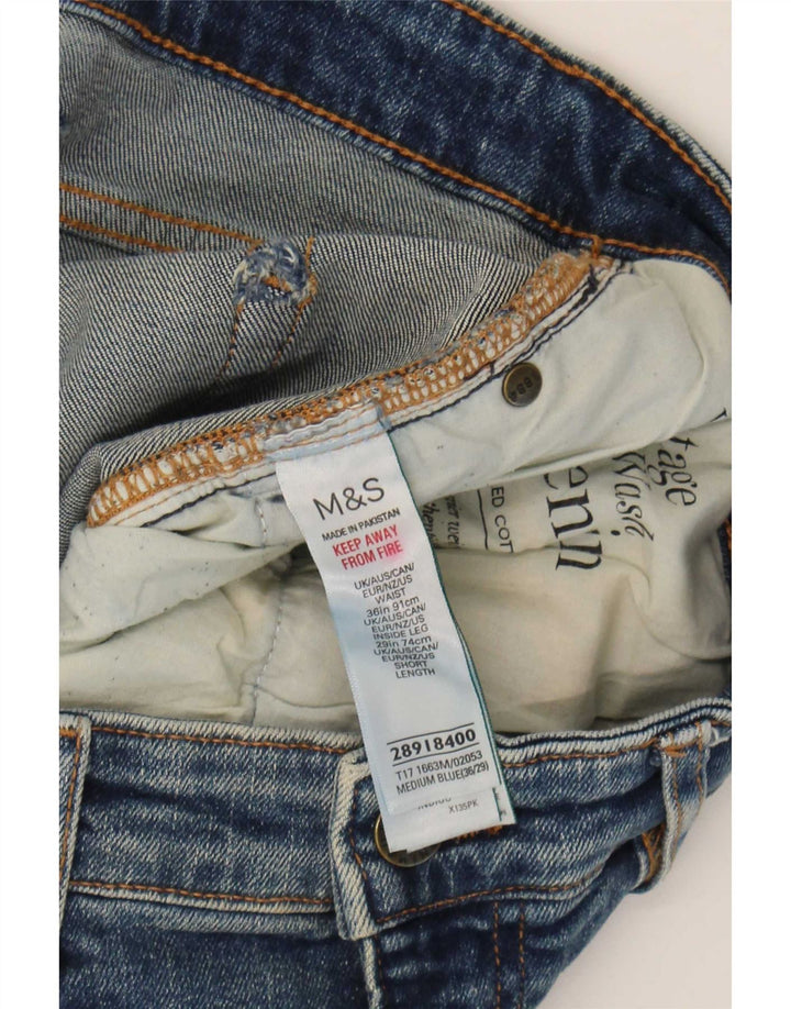Marks & Spencer Jeans rectos para hombre W36 L29 Algodón azul