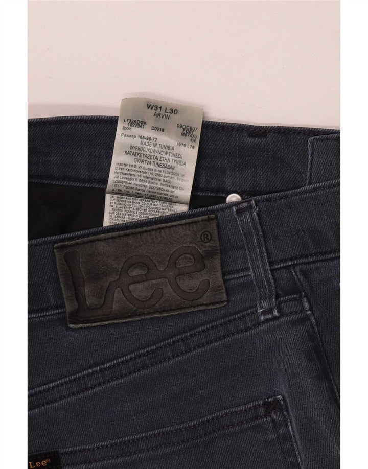 Vaqueros Lee Mujer Tapered Slim W31 L30 Algodón Azul