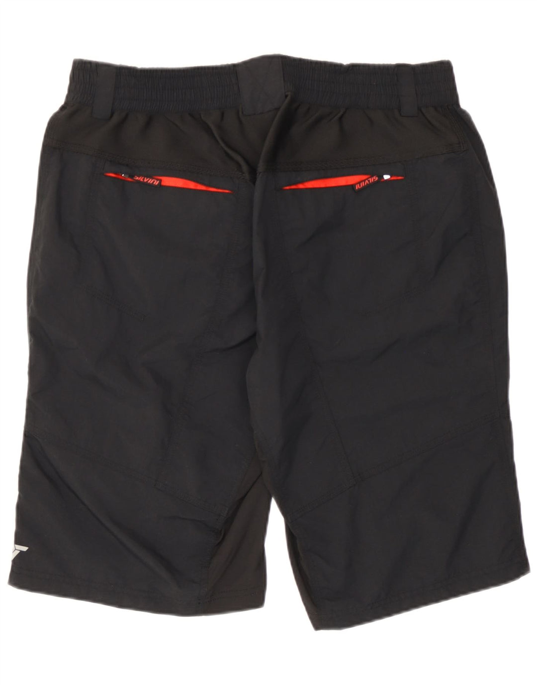 Silvini Pantalones Cortos Para Hombre Grande W34 Poliéster Negro