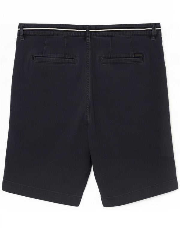 Jack & Jones Mens Chino Shorts Large W34 Navy Blue Linen