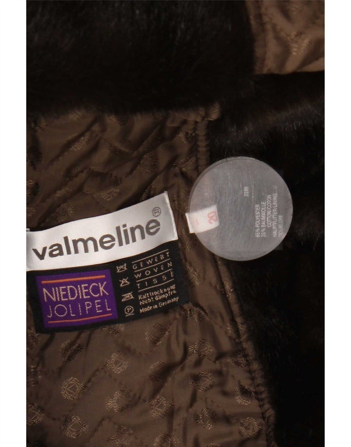 Abrigo Valmeline para mujer UK 20 2XL Marrón Poliéster