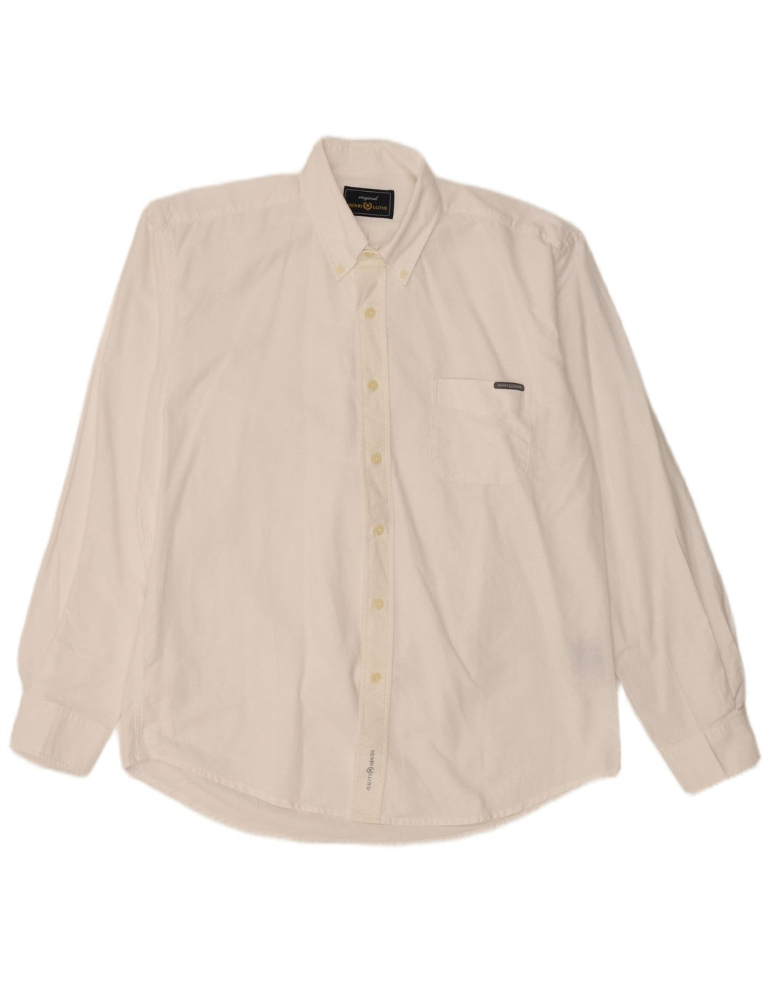 HENRI LLOYD Camisa Hombre Grande Algodón Blanco