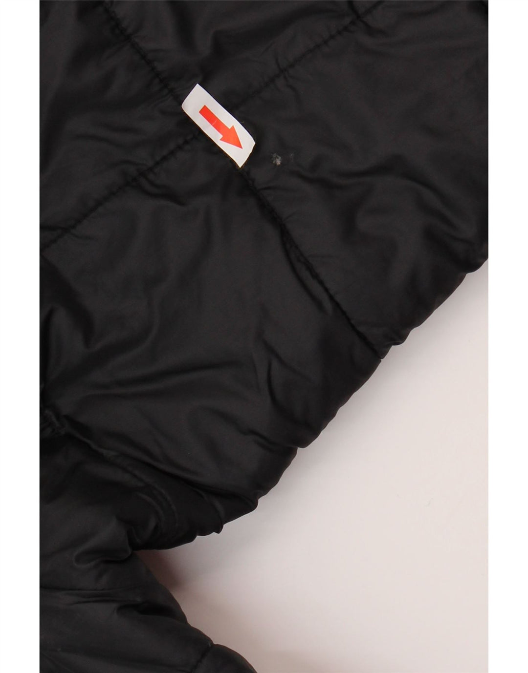 REPLAY Abrigo acolchado holgado para mujer UK 10 Small Poliéster negro