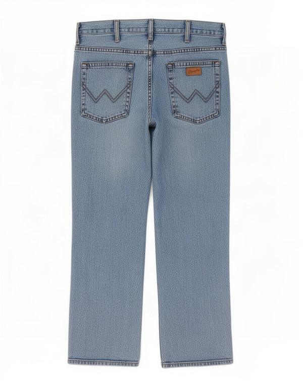Wrangler Vaqueros rectos de corte regular para hombre W36 L29 Algodón azul