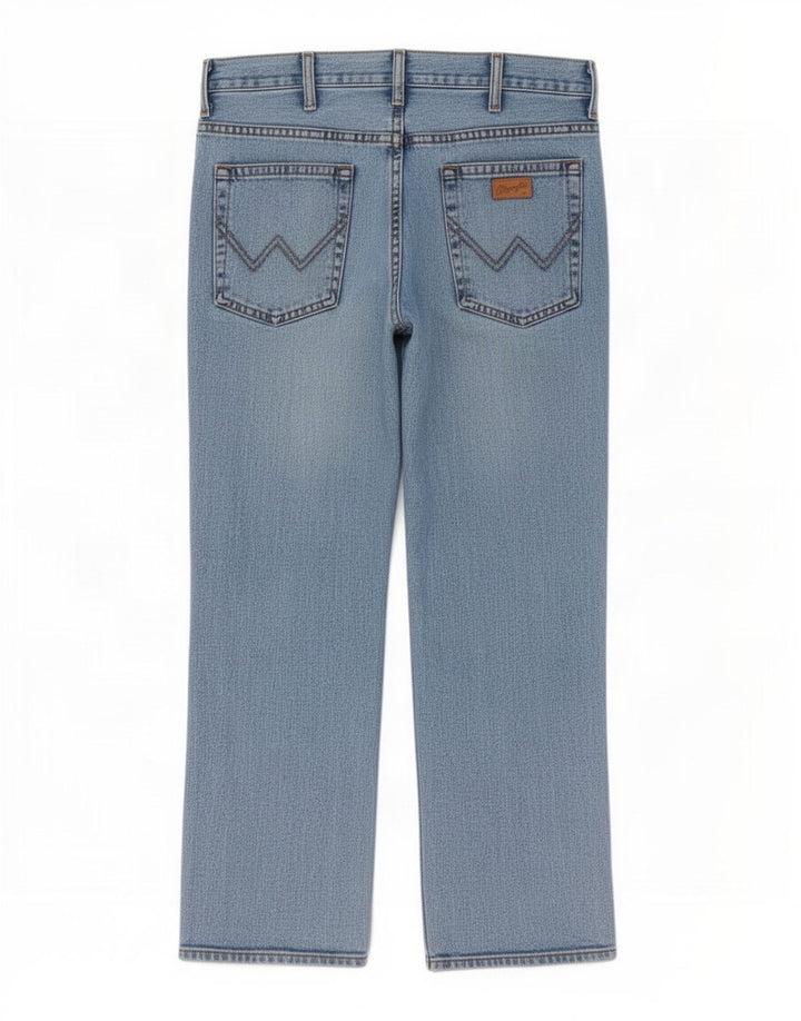 Wrangler Vaqueros rectos de corte regular para hombre W36 L29 Algodón azul