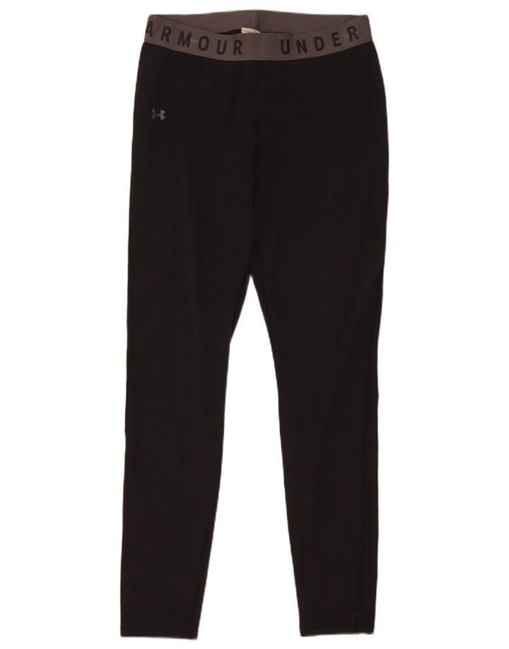 Under Armour Leggings gráficos para mujer Reino Unido 12 Mediano Algodón negro