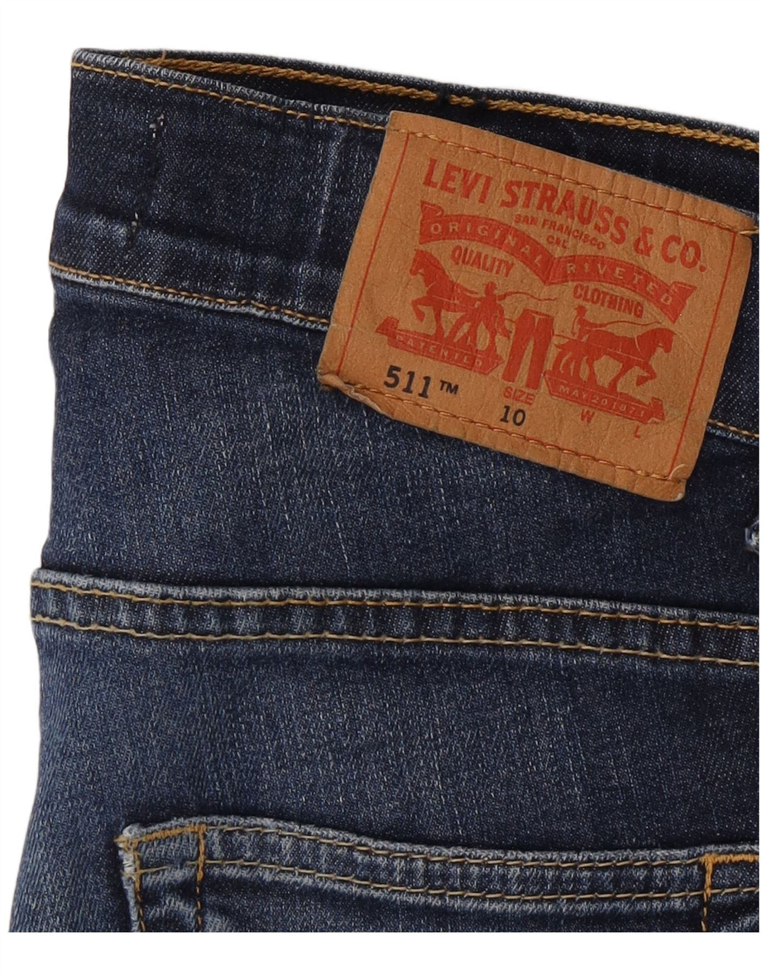 Levi's Jeans 511 Slim para niños 9-10 años W24 L26 Algodón azul
